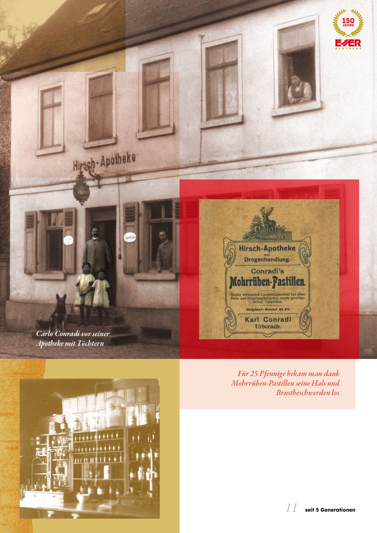 Broschüre, 150 Jahre Esser Apotheke